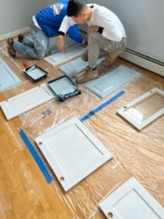 Cabinet Painting in Brentwood, NY (2)