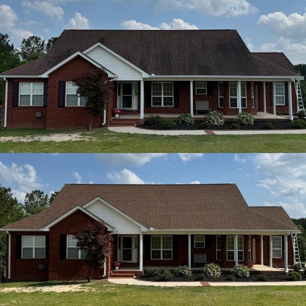 Before & After Roof Washing in Brentwood, NY (1)