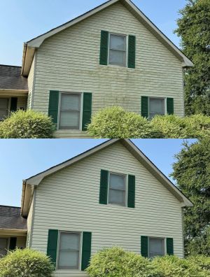 Before & After House Pressure Washing in Melville, NY (1)